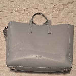 Calpak Light Gray Structured Tote